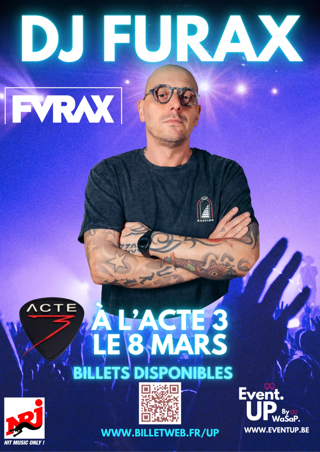 Affiche Dj Furax Acte3 en 2025